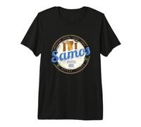 Samos Island in Greece Retro Vintage Vacation Souvenir Premium T-Shirt
