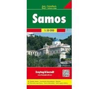 Samos Map: Toeristische wegenkaart 1:50 000