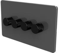 Samotech Smart Wifi Led Dimmer Switch - Metal Knob/plastic Faceplate