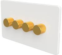 Samotech Smart Wifi Led Dimmer Switch - Metal Knob/plastic Faceplate