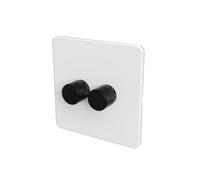 Samotech Smart Zigbee Led Dimmer Switch - Metal Knob/plastic Faceplate