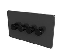 Samotech Smart Zigbee Led Dimmer Switch - Metal Knob/plastic Faceplate