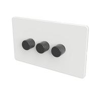 Samotech Smart Zigbee Led Dimmer Switch - Metal Knob/plastic Faceplate
