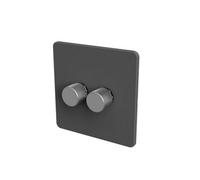 Samotech Smart Zigbee Led Dimmer Switch - Metal Knob/plastic Faceplate