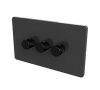 Samotech Smart Zigbee Led Dimmer Switch - Metal Knob/plastic Faceplate