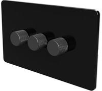 Samotech Standard 2-Way Led Dimmer Switch - Metal Knob/plastic Faceplate