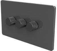 Samotech Standard 2-Way Led Dimmer Switch - Metal Knob/plastic Faceplate