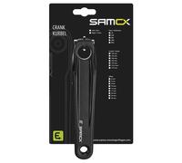 Samox Shimano E7000/e8000/e6100 Hollowtech E-bike Right Crank 175 mm Black Anodized