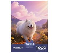 Samoyed, 1000-piece Jigsaw, Relaxing And Visually Stunning Pastime, Perfect for Gifting Or Home Decoration, Suitable for Ages 8+, Pet, 70x50cm/1000pcs