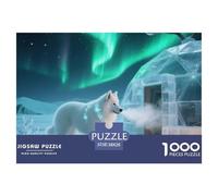 Samoyed 1000 Piece Puzzle For Adults And Kids Pet Dog with Extra Fun Challenges Colourful Home Decoration 38x26cm/1000pcs