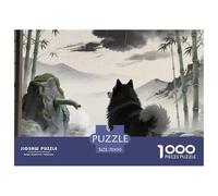 Samoyed 1000 Pieces Puzzle for Adults And Children Pet Dog Fun Challenging Brainteasing Jigsaw Colourful Educational Games 70x50cm/1000pcs