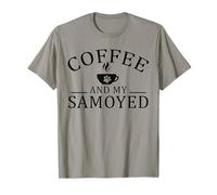 Samoyed Dog and Coffee T-Shirt