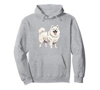 Samoyed Dog Cute Pet Dog Owner Lover Friend Doggy Pullover Hoodie