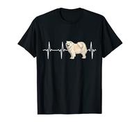 Samoyed Heartbeat Love My Dog T-Shirt