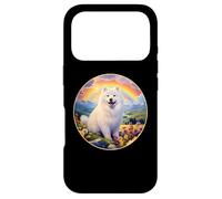 Samoyed Rainbow Bridge Cute Memorial Puppy Dog Art Case for iPhone 17 Pro