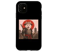 Samoyed Samurai Warrior Vintage Japanese Ukiyo-e Dog Lover Case for iPhone 11