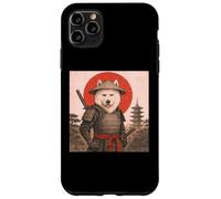 Samoyed Samurai Warrior Vintage Japanese Ukiyo-e Dog Lover Case for iPhone 11 Pro Max