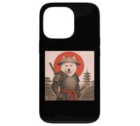 Samoyed Samurai Warrior Vintage Japanese Ukiyo-e Dog Lover Case for iPhone 13 Pro
