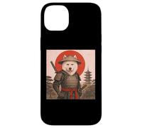 Samoyed Samurai Warrior Vintage Japanese Ukiyo-e Dog Lover Case for iPhone 14 Plus
