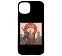 Samoyed Samurai Warrior Vintage Japanese Ukiyo-e Dog Lover Case for iPhone 15 Plus
