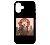 Samoyed Samurai Warrior Vintage Japanese Ukiyo-e Dog Lover Case for iPhone 16