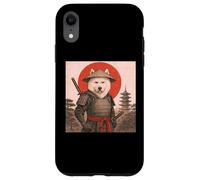 Samoyed Samurai Warrior Vintage Japanese Ukiyo-e Dog Lover Case for iPhone XR