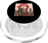 Samoyed Samurai Warrior Vintage Japanese Ukiyo-e Dog Lover PopSockets PopGrip for MagSafe