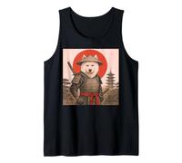 Samoyed Samurai Warrior Vintage Japanese Ukiyo-e Dog Lover Tank Top