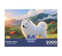 Samoyed1000-Piece Wisdom Puzzle - Exclusivepet Dog Challenge for 14+, Educational, Elegant Gift for Family Fun Home Decoration38x26cm/1000pcs