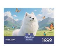 Samoyed1000-Piece Wisdom Puzzle - Exclusivepet Dog Challenge for 14+, Educational, Elegant Gift for Family Fun Home Decoration70x50cm/1000pcs