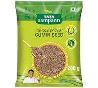Sampann Cumin Seed (Jeera), Whole Spices, Natural Oils*, Rich Aroma, 200g