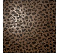 Sample for Brown Animal Print Wallpaper Black Soft Fur Effect Spotted Pattern Textured Look Vinyl Wall Covering for Living Room Bedroom Hallway Feature Wall Modern Decor Leopard Print