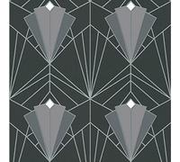 Sample Isadora Grey Silver Wallpaper Paste The Wall Glitter Textured Vinyl