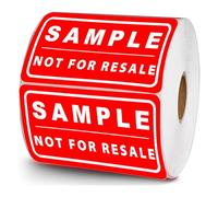 Sample, Not for Resale Labels Not for Resale Stickers 500 Pcs Inventory Labels for Inventory,Retail Store,Sample,Showcase Products 1 x 2 Inch