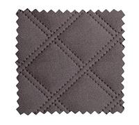 Sample Piece -Double Stitch Embossed Diamond Quilted Sofa Velvet Velour Gloss Vehicle Upholstery Fabric