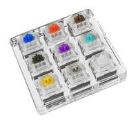 Sample Tester Set: Mechanical Keyboard Tools, 6 cm, Portable ABS Axis Sample Plate, Multifunctional Test Tester, Precision Evaluation Device Pa
