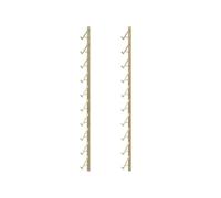 Sample Wall Mounted Tile Sample Display Rack 1 Pair Metal Oblique Wooden Floor Tile Display Stand 10 Tier Bayonet Skateboard Storage Rack for Retail Stores Exhibition Halls