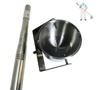 Sampling Rod, Stainless Steel Water Sampling Dipper System Rod 1000ml Pendulum Beaker for Environmental Monitoring(1.11m 3.0m/3.6ft 9.8ft)