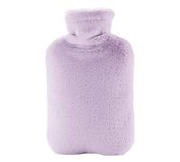 samply Hot Water Bottle with Furry Cover, 2L Hot Water Bag for Hot and Cold Compress, Hand Feet Warmer, Neck and Shoulder Pain Relief, Purple