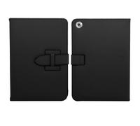 SAMRICK Executive Specially Designed Folio Leather Book Wallet Case with Integrated Hand Strap and Exclusive Viewing Stand, Screen Protector, Microfibre Cloth, Black High Capacitive Stylus Pen for Apple iPad Mini - Black