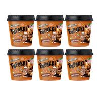 SamSam Instant Tteokbokki Topokki Korean Rice Cakes Chewy Street Snack, 7 Flavours, Carbonara, Cheese, Curry, Garlic Teriyaki, Jjajang, Rose, Original Sweet & Spicy (Pack of 6, Garlic Teriaki)