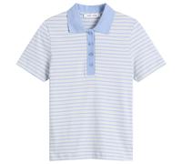 Samsøe Samsøe Women's Saella Short Sleeve Polo Top Bel Air Stripe Small
