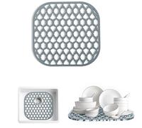 SAMSIER Silicone Sink Protectors for Kitchen Sink, Multiple Sizes Mats Grids for Bottom of Farmhouse Stainless Steel Porcelain Sink (12”x11.5”/30.5x29 cm)