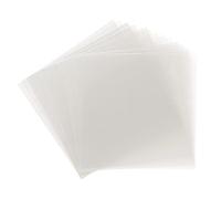 Samsill 50 Pack 12" x 12" Clear Plastic Sheet for Crafting Supplies and Die Cutting Machines, Flexible Clear Craft Plastic .007 Thickness