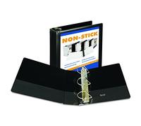 Samsill Durable 4 Inch Binder, Made in The USA, Locking D Ring Binder, Customizable Clear View Cover, Black, Holds 775 Pages