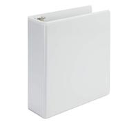 Samsill Economy 3 Ring Mini Binder, 2 Inch Round Ring, White (12602)