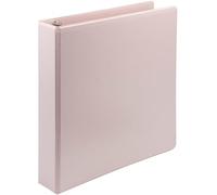 Samsill Plant-Based 1.5 Inch Durable D-Ring, Made in USA, View Binder, Eco-Friendly, USDA Certified Biobased, Single, Light Pink
