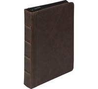 Samsill, SAM15437, Vintage Jr. Round Ring Zipper Binder, 1 Each, Dark Brown