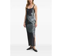 SAMSOE SAMSOE printed slip maxi dress - Black L