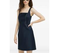 SAMSOE SAMSOE square-neck seam-detail mini dress - Blue XS-S